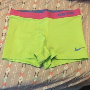 Nike pro athletic spandex